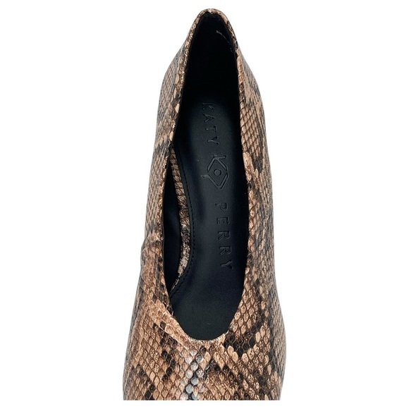 Katy Perry Hollow Wedge Snake Print Womens Pump Size 8.5M - Picture 6 of 13